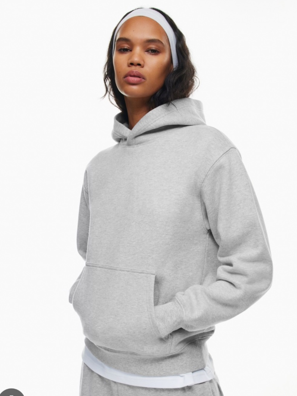 🩷 cozyAF heather grey perfect hoodie🩷